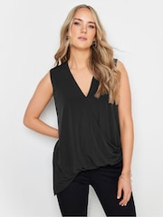 Long Tall Sally Asymetric Wrap Top - Imagen 1 de 4