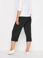 M&Co Black Cropped Wide Leg Yoga Trousers - Image 2 of 5