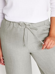 M&Co Black Cropped Wide Leg Yoga Trousers - Image 4 of 5