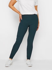 M&Co Blue Skinny Bengaline Trouser - Image 1 of 4