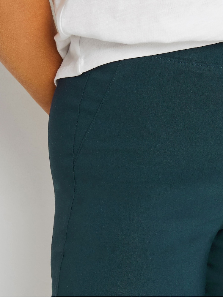 M&Co Blue Skinny Bengaline Trouser - Image 4 of 4