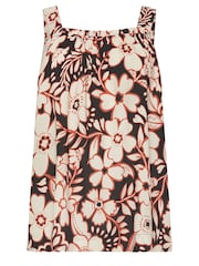 M&Co Black Bold Print Sleeveless Cami - Image 6 of 6