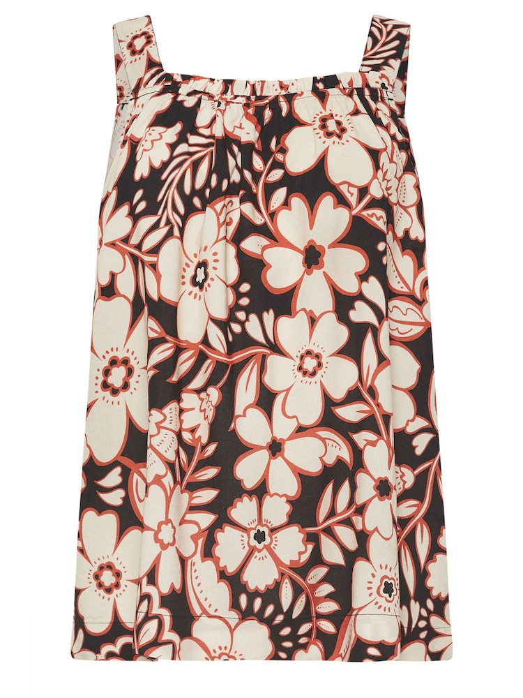 M&Co Black Bold Print Sleeveless Cami - Image 6 of 6