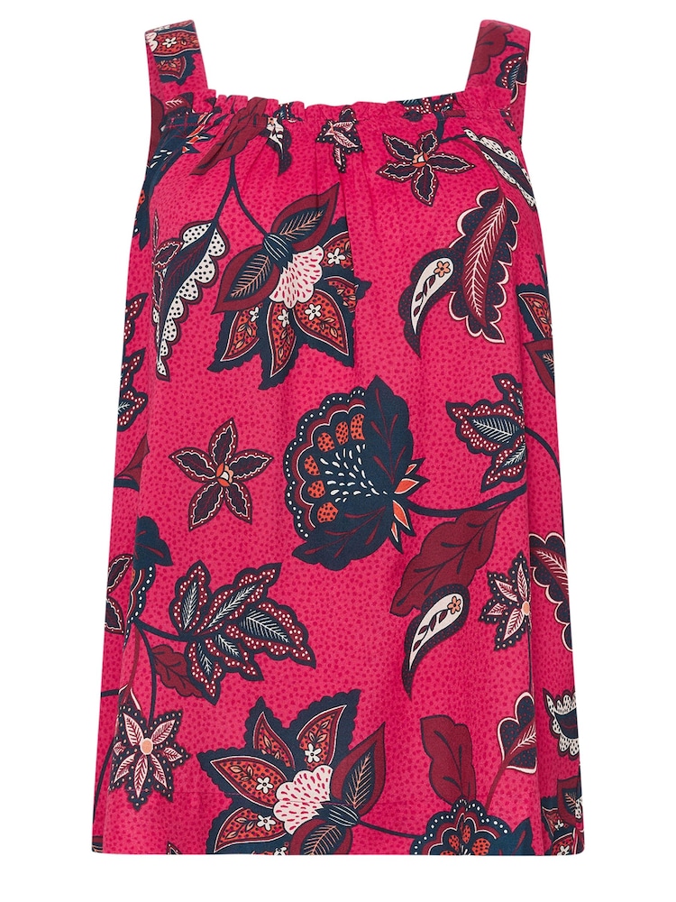 M&Co Pink Bold Print Sleeveless Cami - Image 5 of 5