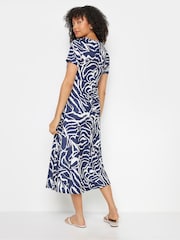 M&Co Blue Markings Printed Dress - Image 4 of 6