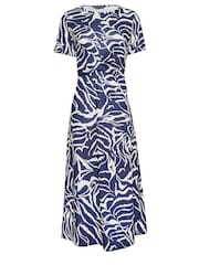 M&Co Blue Markings Printed Dress - Image 6 of 6