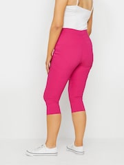 M&Co Pink Cropped Bengaline Trousers - Image 3 of 5