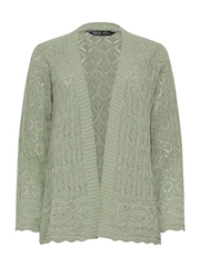 M&Co Green Petite Crochet Cardigan - Image 5 of 5