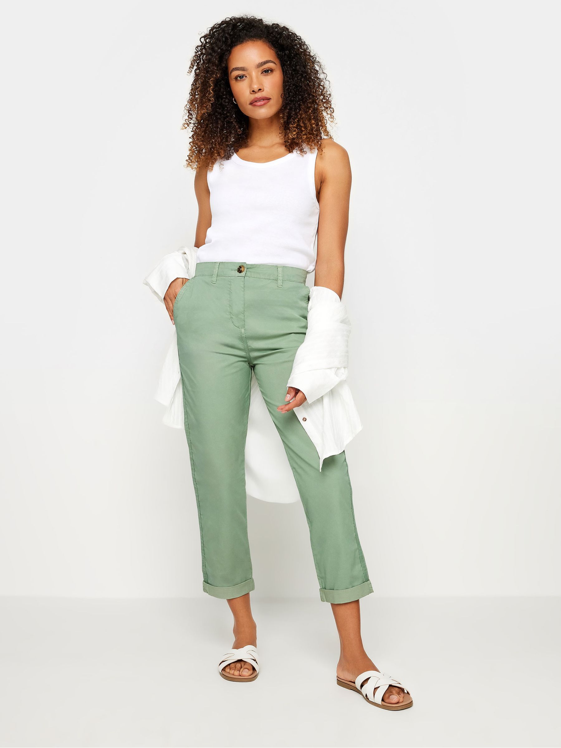 0401~ID 5-pocket Chino Pants with Belt Loops
