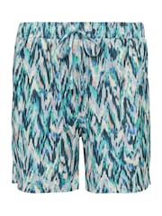 M&Co Blurry Ikat Shorts mit V-Ausschnitt - Bild 5 von 5