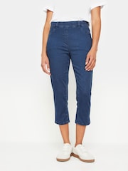 M&Co Blue Petite Capri Jeans - Image 1 of 5