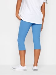 M&Co Blue Petite Cropped Bengaline Trousers - Image 3 of 4