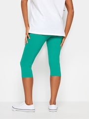 M&Co Green Petite Cropped Bengaline Trousers - Image 3 of 4