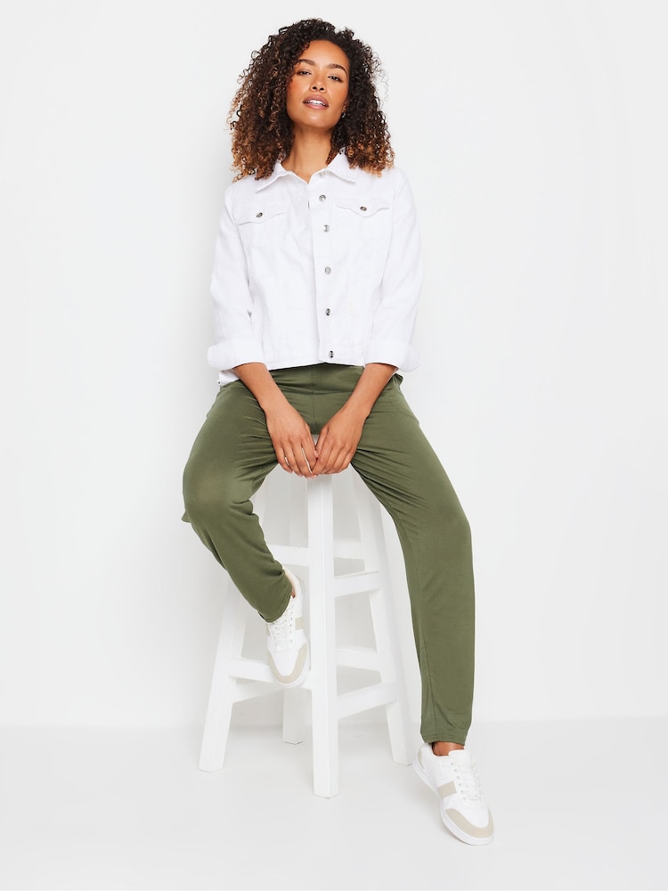 M&Co Green Hareem Jersey Trousers - Image 1 of 5