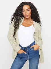 M&Co Natural Petite Crochet Cardigan - Image 2 of 5