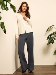 M&Co Grey Wide Leg Yoga Trousers - Image 3 of 5