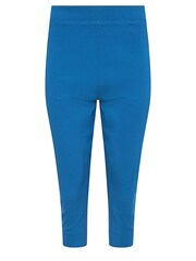 M&Co Blue Cropped Bengaline Trousers - Image 5 of 5