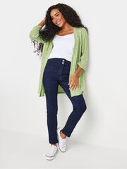 M&Co Green Petite Essential Cardigan - Image 5 of 9