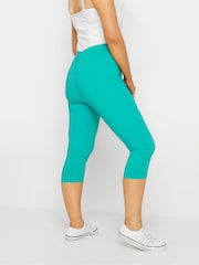 M&Co Green Cropped Bengaline Trousers - Image 3 of 4