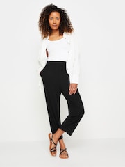 M&Co Black Cropped Hareems Trousers - Image 4 of 5
