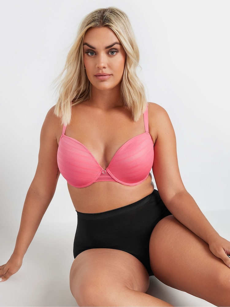 Yours Curve Stripe Padded T-Shirt Bras 2 Pack - Bild 2 von 8 Yours Curve Stripe Padded T-Shirt Bras 2 Pack - Bild 2 von 8