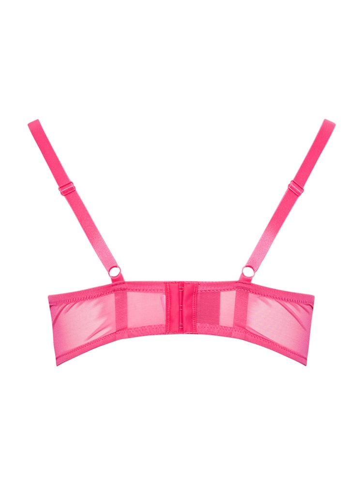 Yours Curve Floral Padded Plunge Bra - Imagen 6 de 6 Yours Curve Floral Padded Plunge Bra - Imagen 6 de 6