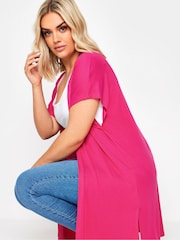 Yours Curve Pink Grown On Cover-Up - Image 4 of 5
