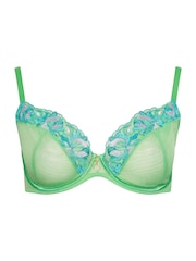Yours Curve Green Floral Underwired Bra - Image 5 of 6