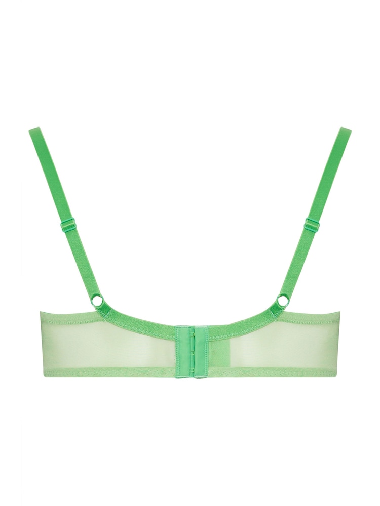 Yours Curve Green Floral Underwired Bra - Image 6 of 6