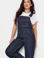 PixieGirl Petite Blue 100% Cotton Straight Leg Dungarees - Image 4 of 5