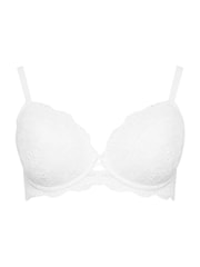 Yours Curve White Bella Broderie Padded Bra - Image 5 of 6