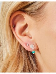 Accessorize Silver Plated Earrings 3 Pack - Image 3 of 3
