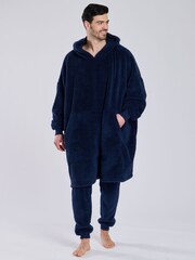 Loungeable Blue Sherpa Snuggle Hoodie - Image 2 of 5