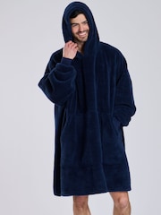 Loungeable Blue Sherpa Snuggle Hoodie - Image 4 of 5