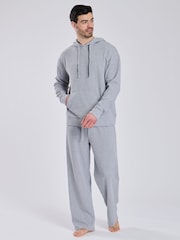 Loungeable – Lounge-Jogginghosen mit geradem Bein und Waffelstruktur - Bild 2 von 4