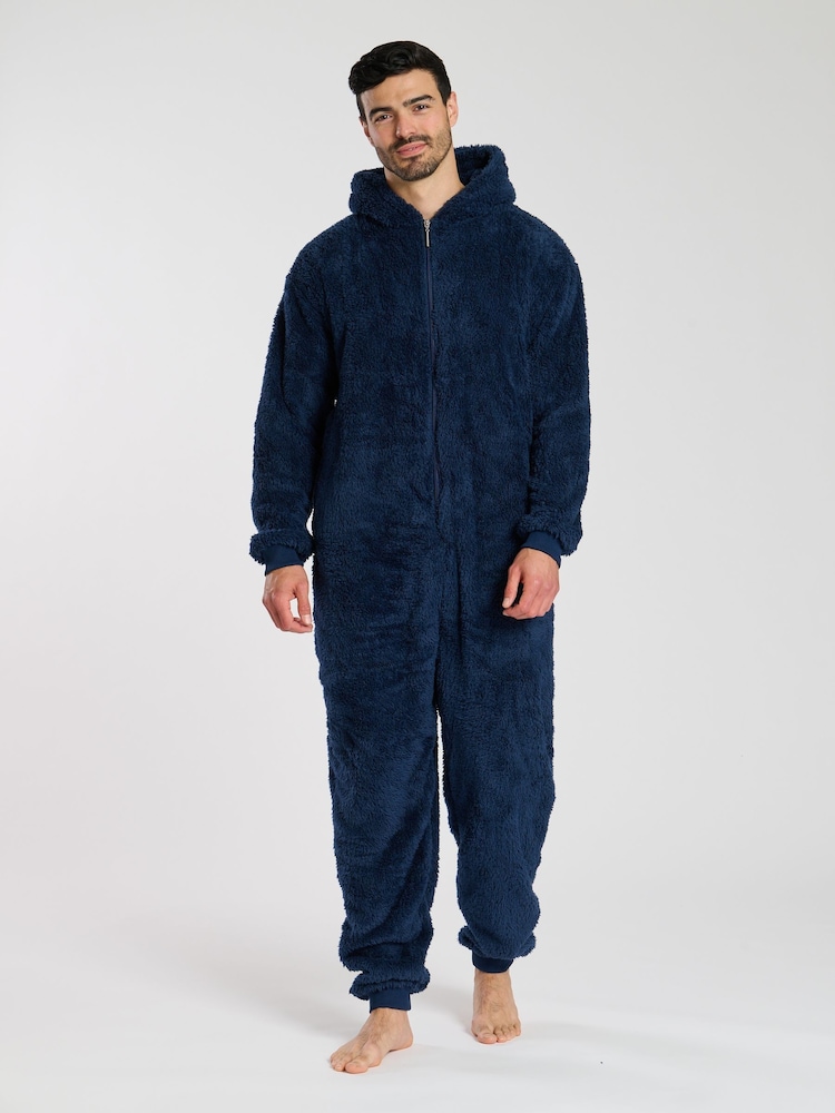 Loungeable Blue Mens All-In-One - Image 1 of 5