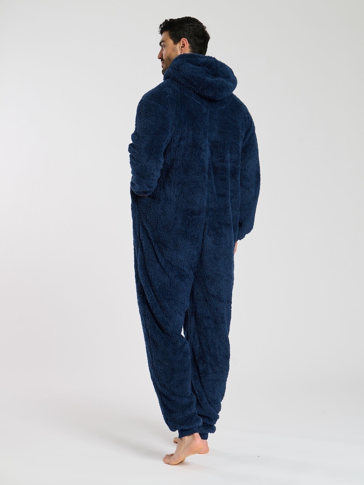 Loungeable Blue Mens All-In-One - Image 2 of 5