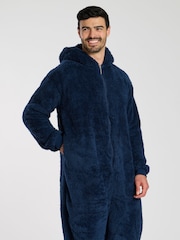 Loungeable Blue Mens All-In-One - Image 3 of 5