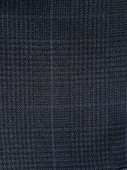 Navy Blue Regular Fit Prince of Wales Check Suit Jacket - Image 12 of 12
