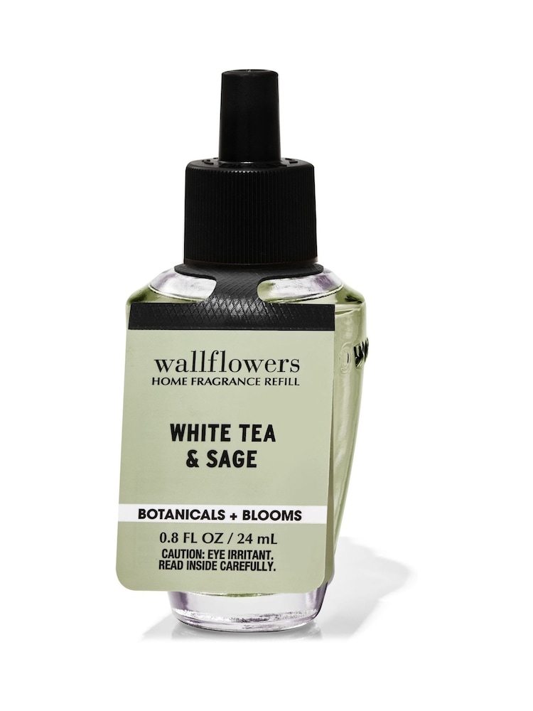 Bath & Body Works White Tea and Sage Wallflower Diffuser Fragrance Refill 0.8 fl oz / 24 ml - Image 1 of 2