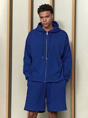Cobalt Blue EDIT Zip Up Hoodie - Image 1 of 8