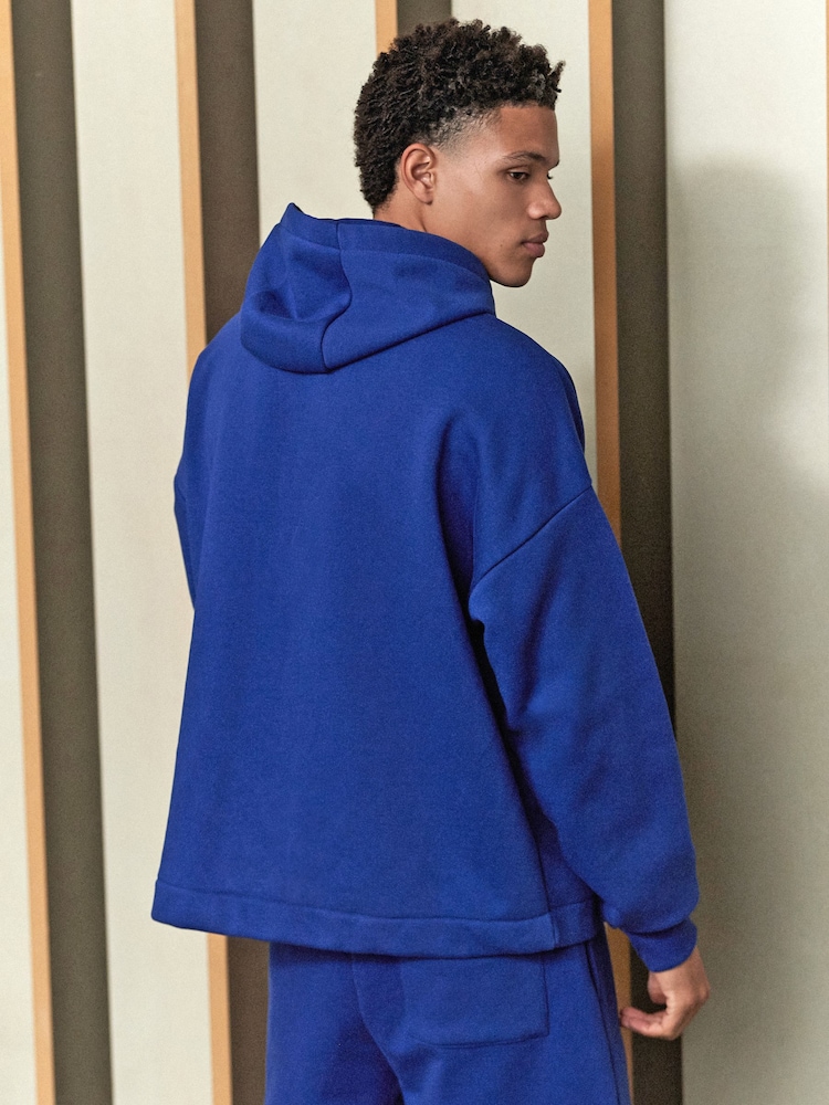 Cobalt Blue EDIT Zip Up Hoodie - Image 3 of 8