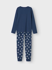 Name It Blue Football Goal Pyjama Set - Image 2 of 4