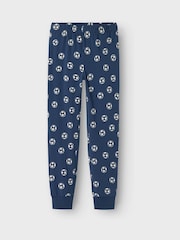 Name It Blue Football Goal Pyjama Set - Image 3 of 4