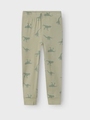 Name It Green Dinosaur Rib Pyjama Set - Image 3 of 4
