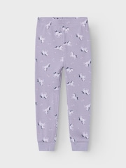Name It Purple Unicorn Rib Pyjama Set - Image 4 of 5