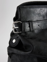 Black Large Shopper Weekender Bag - Image 7 of 8