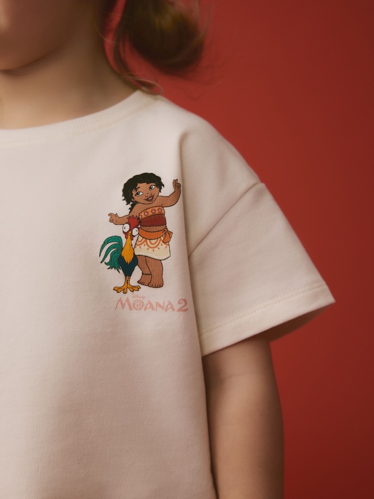 Cream Moana Top and Shorts Set (3mths-7yrs) - Image 3 of 9