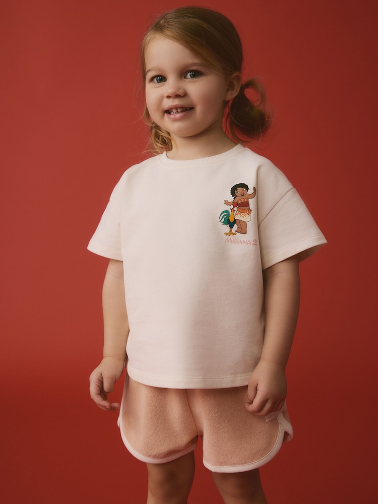 Cream Moana Top and Shorts Set (3mths-7yrs) - Image 4 of 9