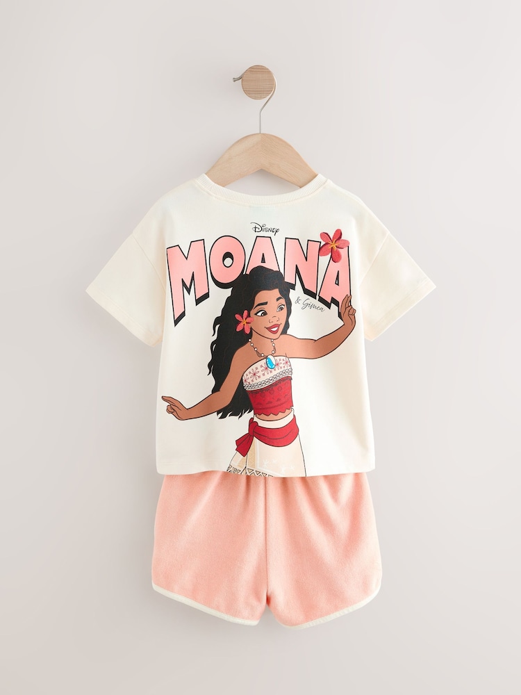 Cream Moana Top and Shorts Set (3mths-7yrs) - Image 7 of 9